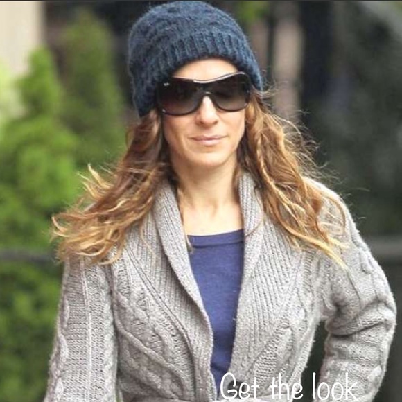 Turtle Fur Hand Knit Beanie Fleece Lined - Picture 2 of 10